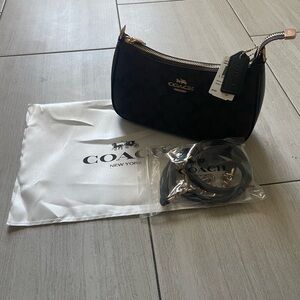 Brand New Women’s Coach Black and Brown Shoulder Bag